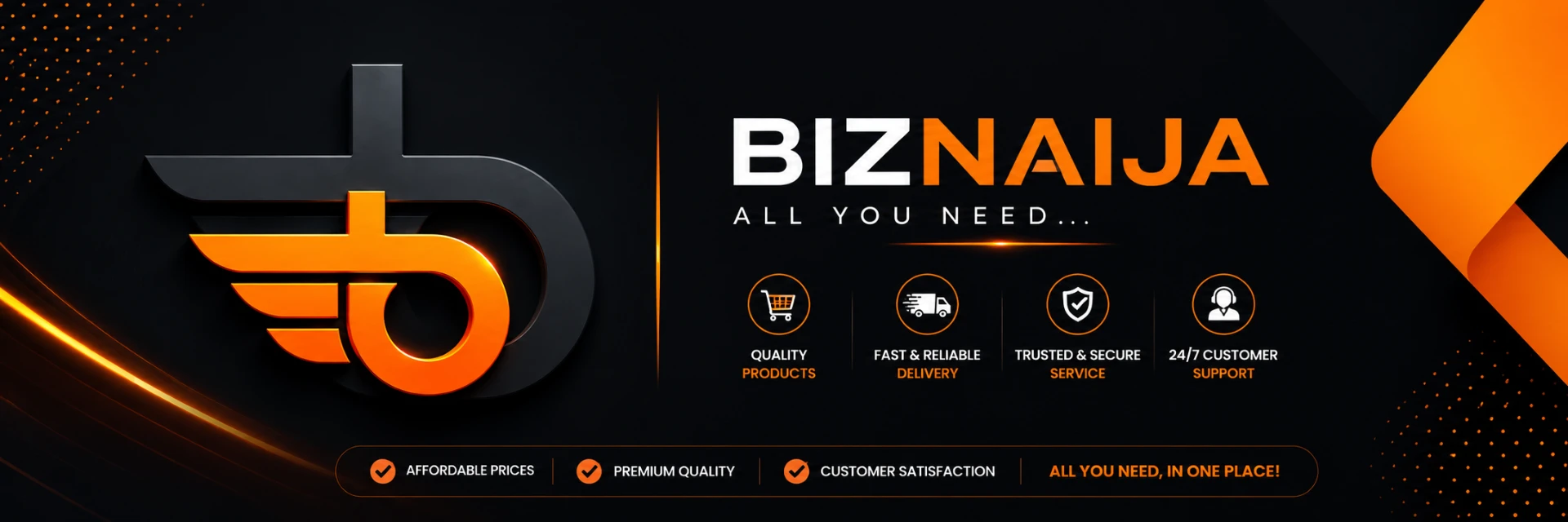 BizNaija — quality products, fast delivery, trusted service and 24/7 support